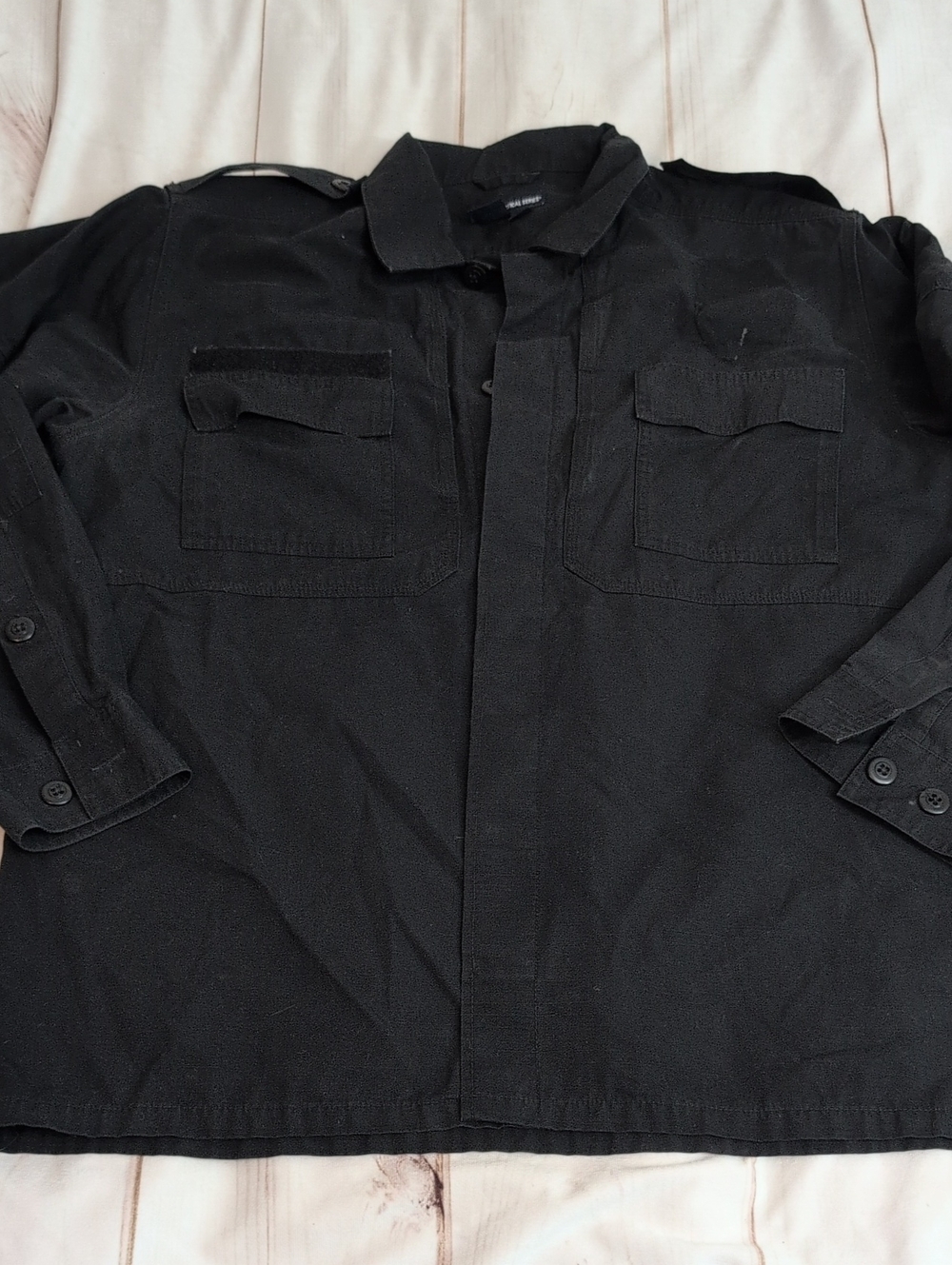 5.11 Tactical Series Mens L Regular Black Long Sleeve Utility Tactical Shirt
